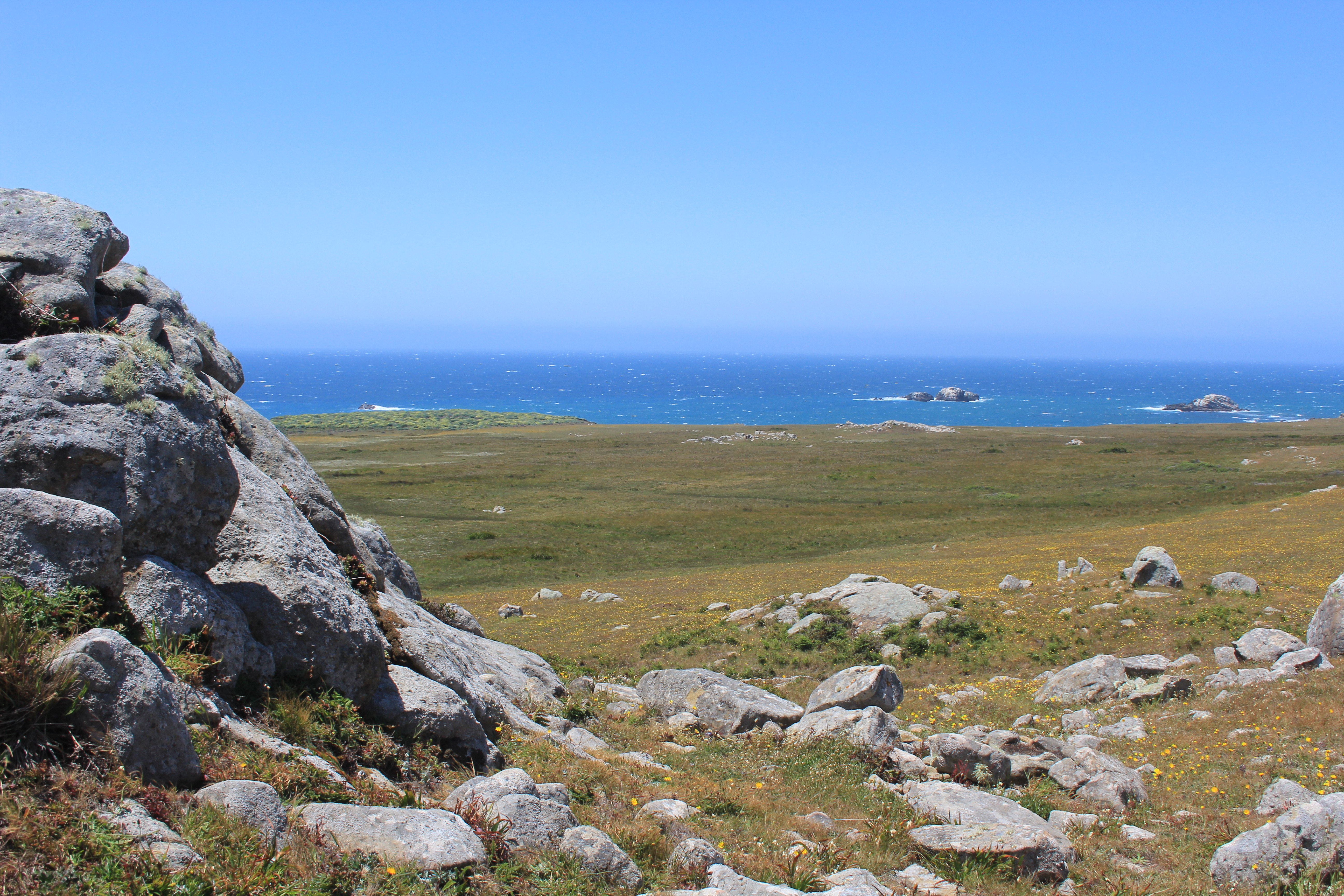 Rocky coastal landscape